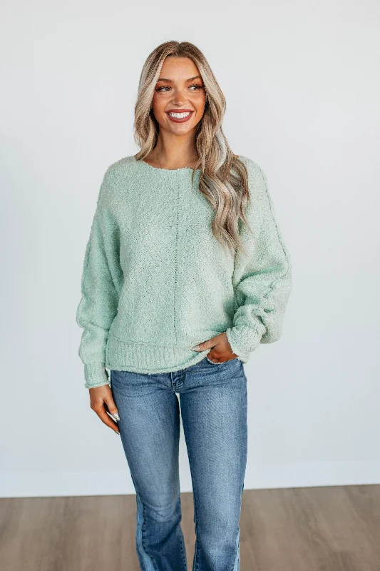 Haven Sweater - Dusty Mint