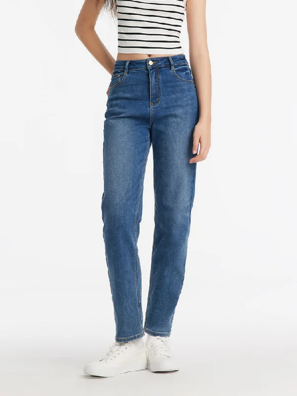 Denim Tapered Women Jeans