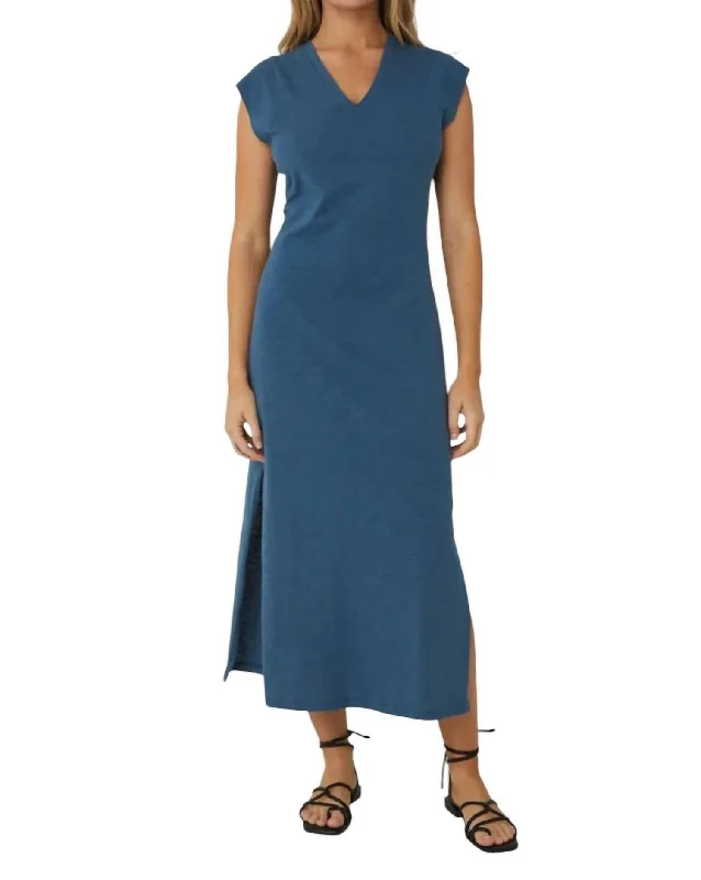 Josi Midi Dress In Indigo