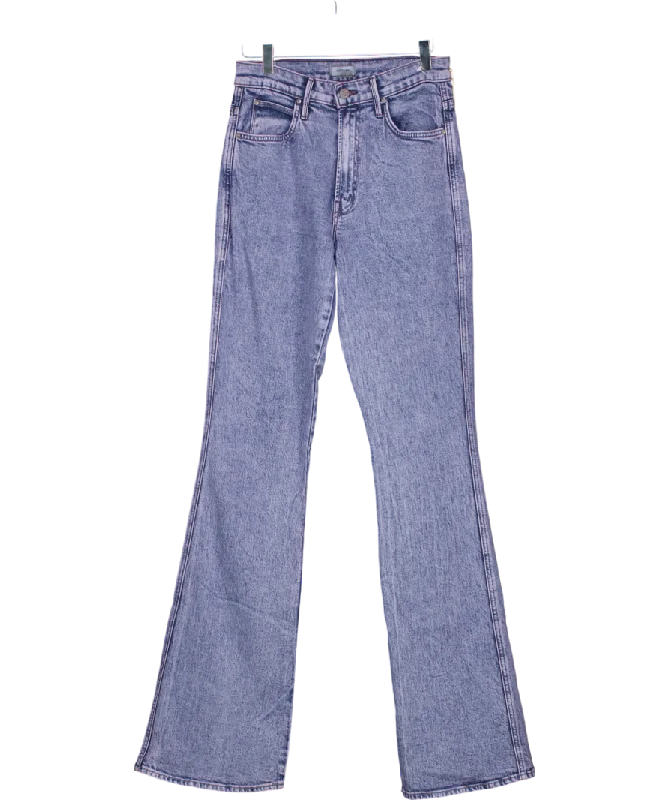 Mother Blue The Desperado Heel High-rise Flared Jeans W27