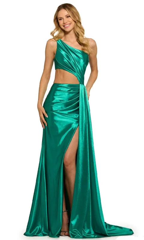 Sherri Hill 55537 - One Shoulder Cutout Evening Gown