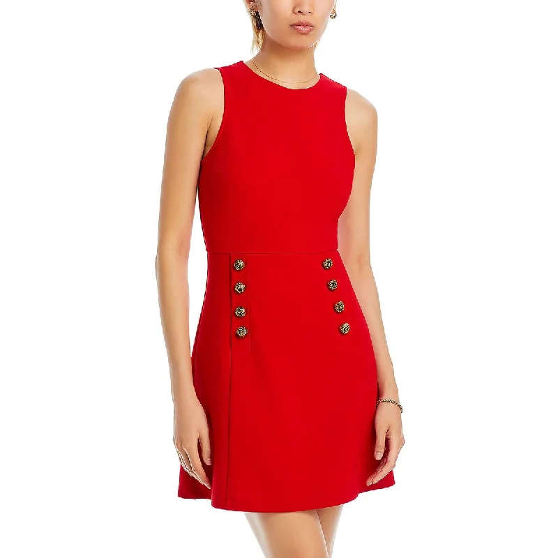 Womens Above Knee Embellished Mini Dress