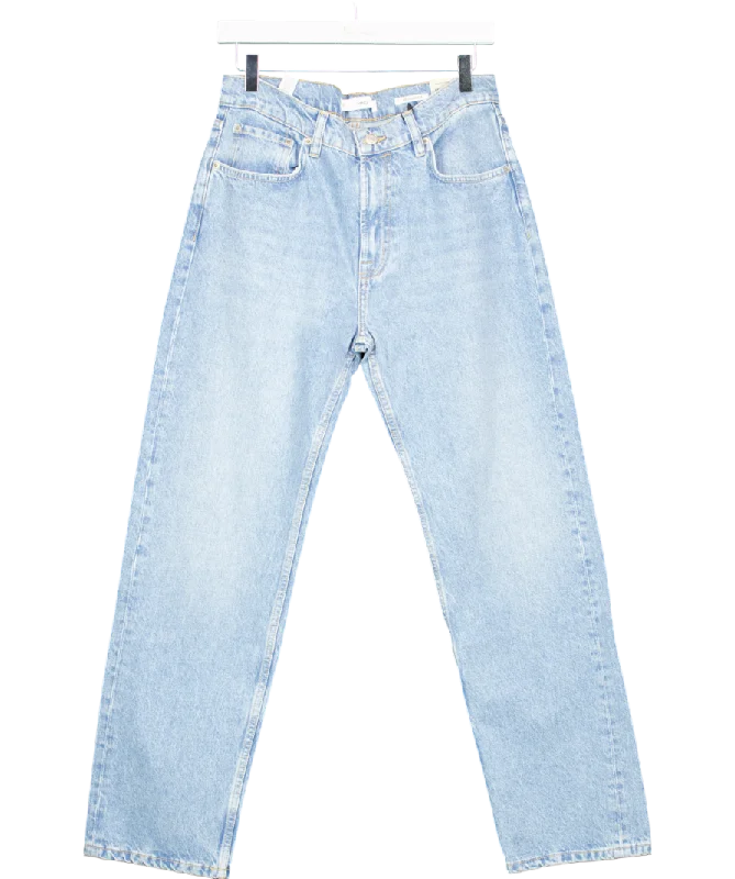 MANGO Blue Regular Waist Classic Fit Jeans UK 12