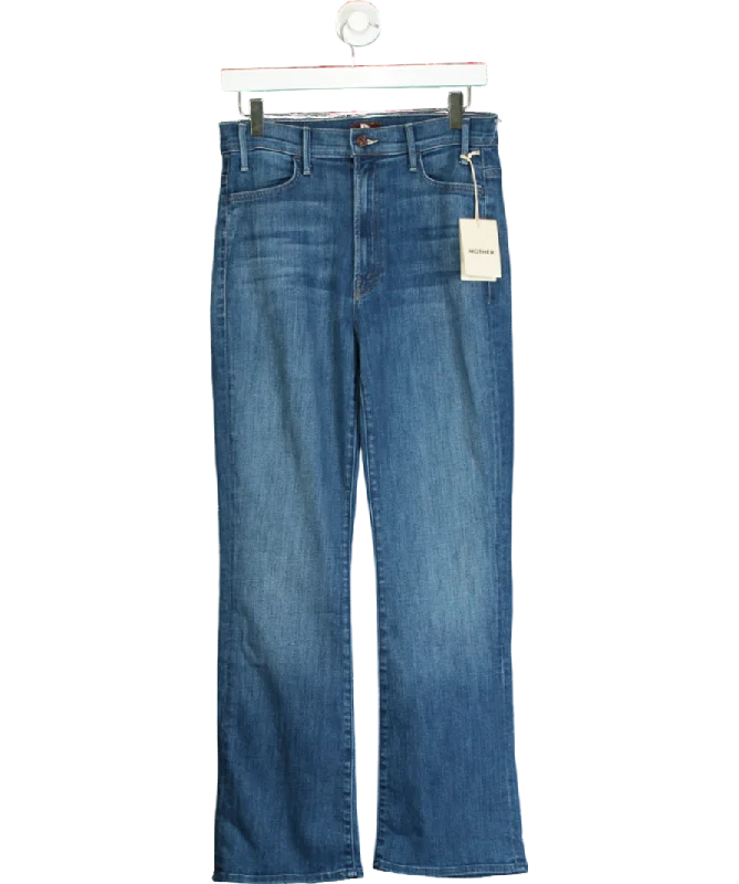 Mother Blue The Hustler Ankle Straight-leg Jeans W28