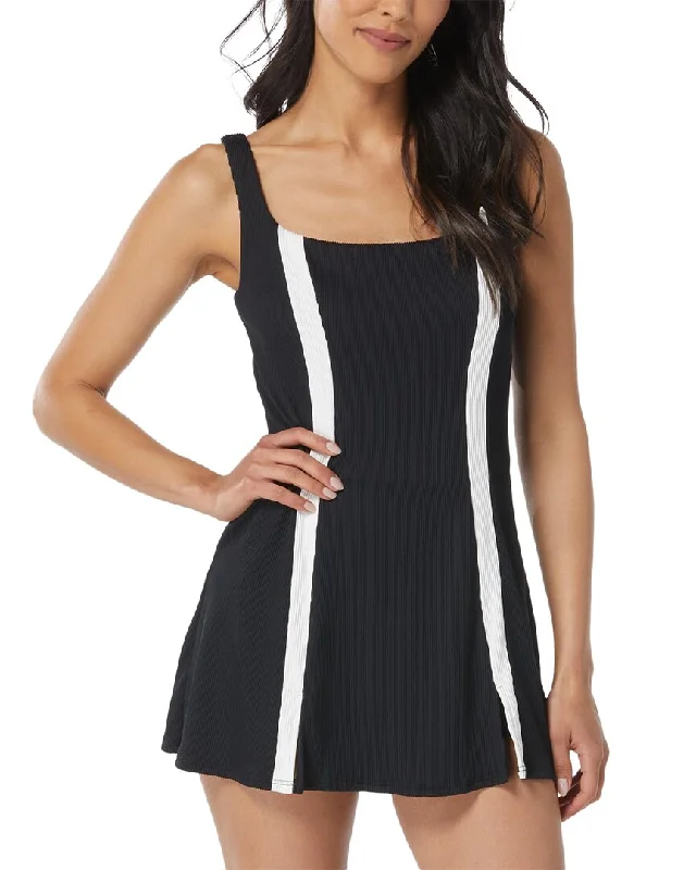 Beach House Sport Rally Ribbed Skort Swim Dress