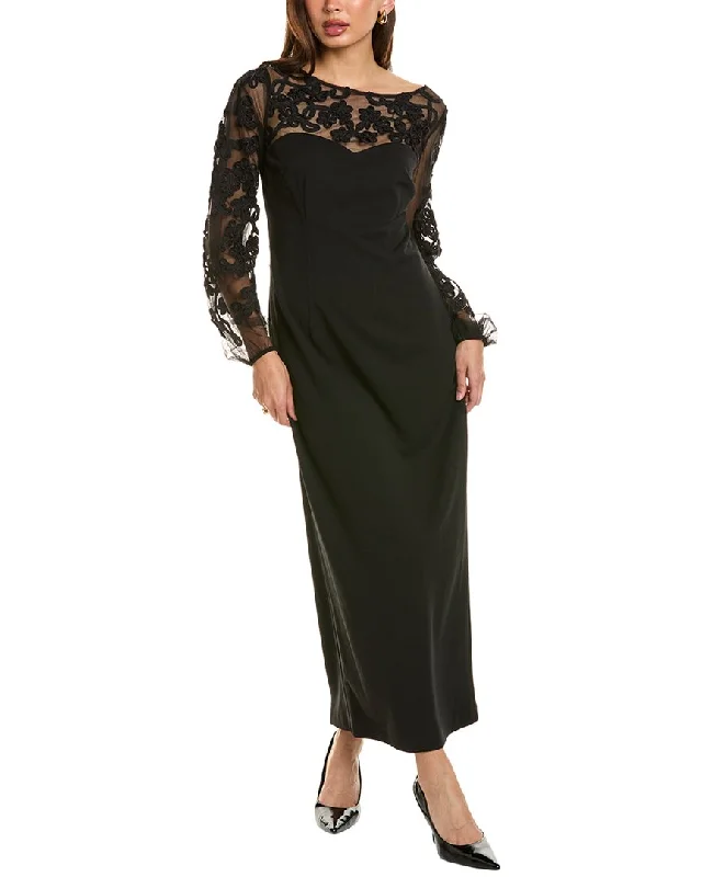 JS Collections Linett Soutache Midi Dress