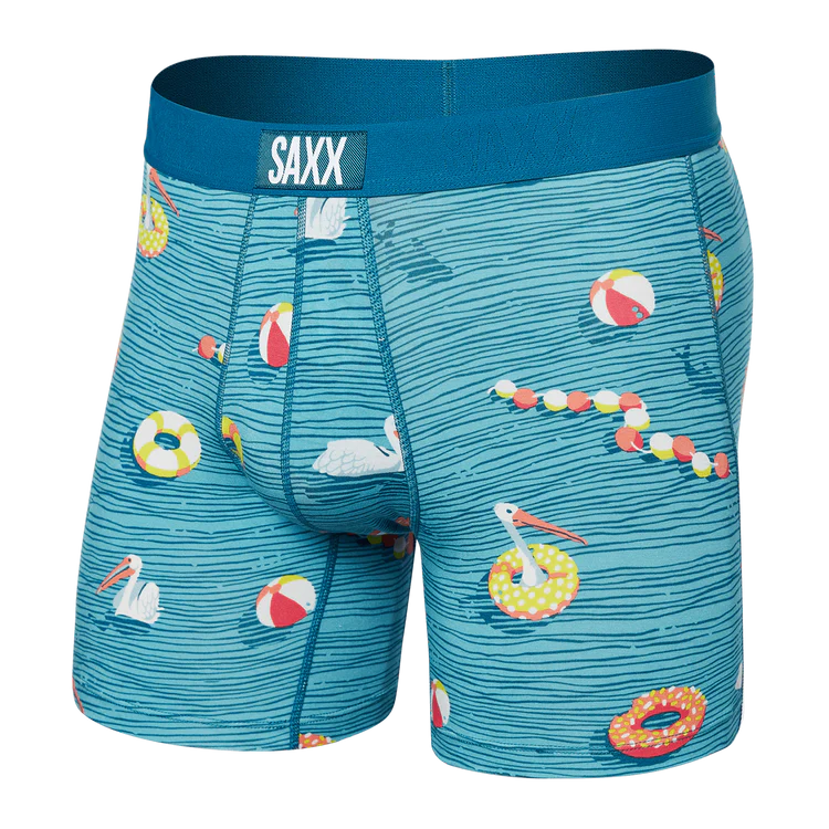 SAXX Vibe Super Soft Swimmers Boxer Briefs - Sea Level