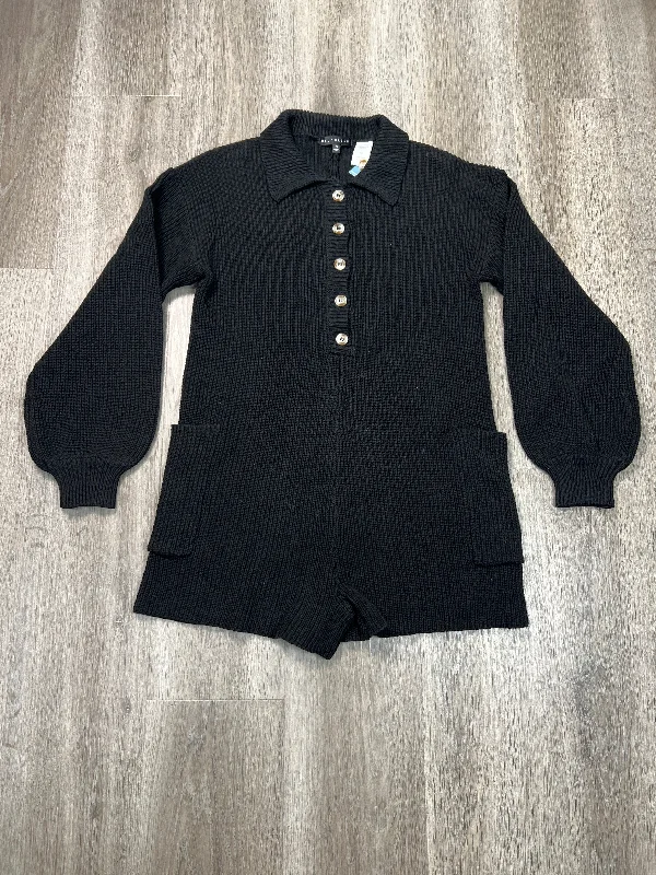 Romper By  BLUE BLUSH  In Black, Size: S