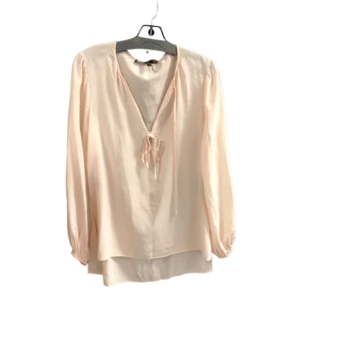 Top Long Sleeve By Bcbgmaxazria In Pink, Size: Xs