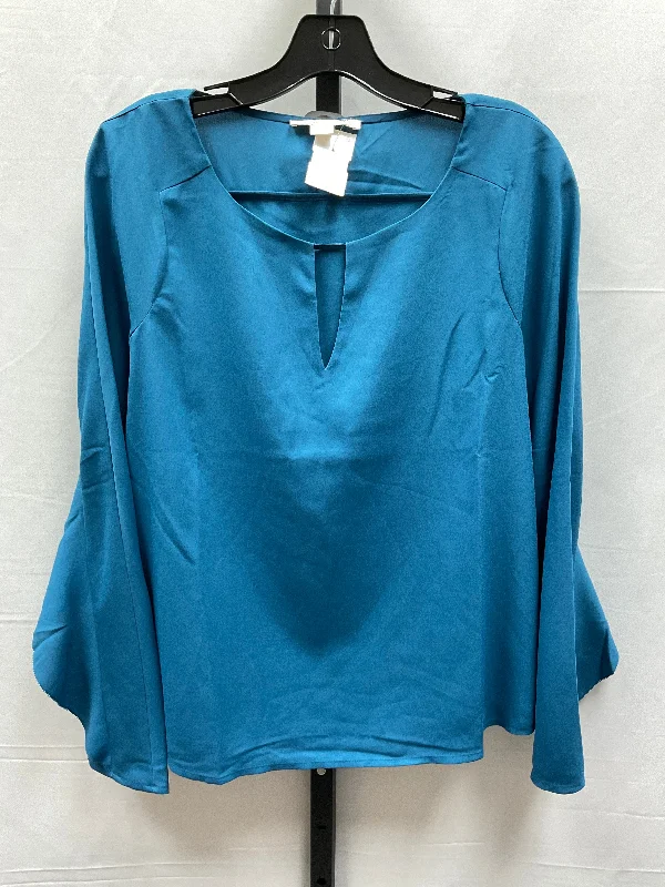 Top Long Sleeve By Clothes Mentor In Blue, Size: S