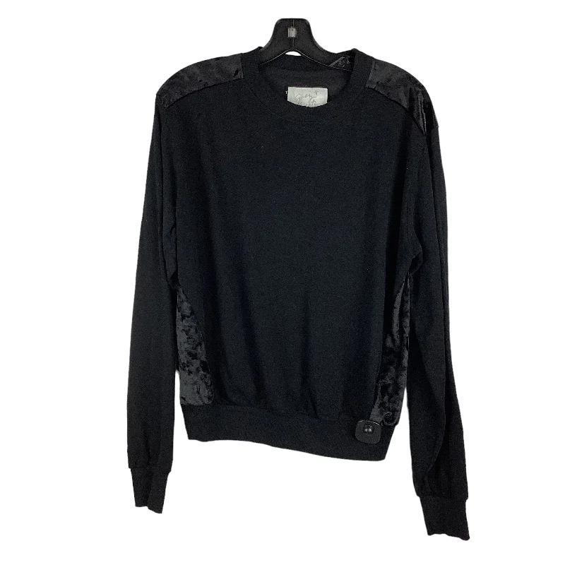 Top Long Sleeve By Grey State In Black, Size: S