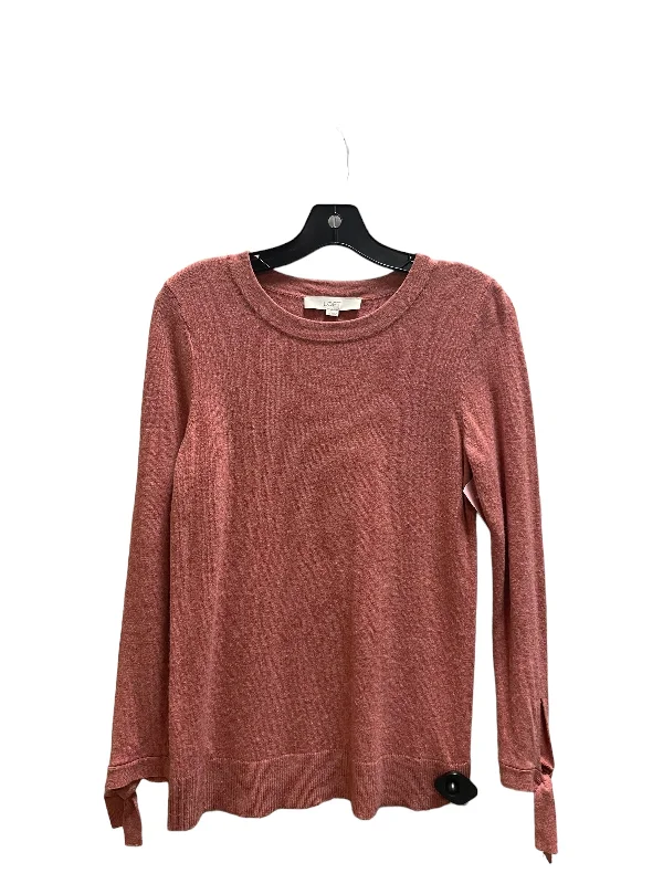 Top Long Sleeve By Loft In Pink, Size: Xs