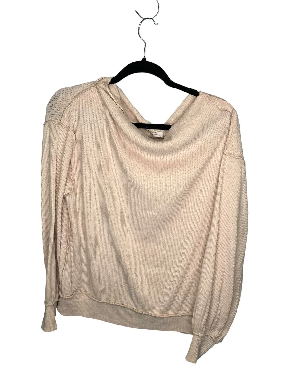 Top Long Sleeve By We The Free In Cream, Size: Xs